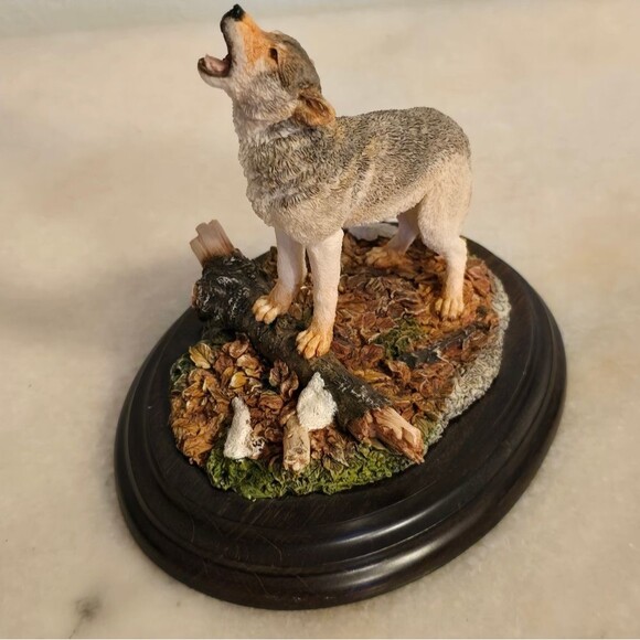 Country Artists Howling Wolf Figurine CA 669 Medium Vintage 1993 By K. Sherwin - Picture 12 of 12